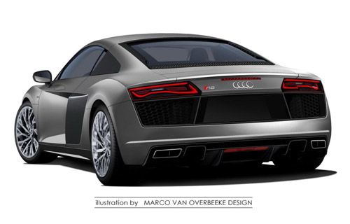 AUDI R8 2015 VỚI DIỆN MẠO MỚI, DÙNG ĐỘNG CƠ HURACAN